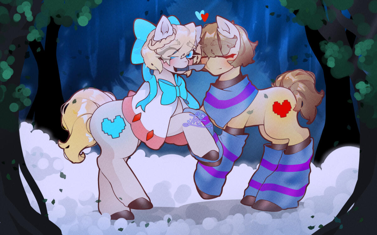 Patience &amp; Frisk [MLP + Undertale]